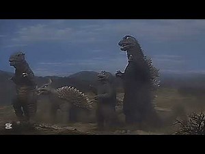 Godzilla scene 4K 1968-1972