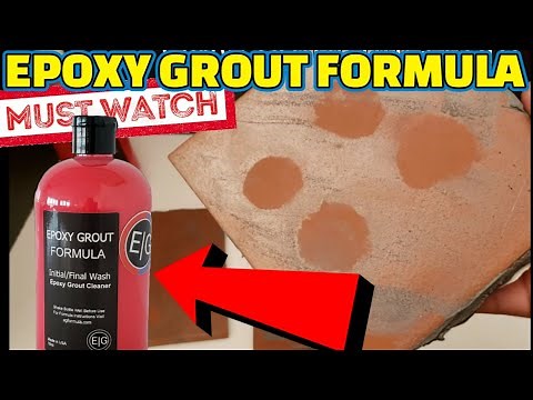 Epoxy Grout Cleaning Product | Test #egformula | #Review ⭐⭐⭐⭐⭐ #howto #diy