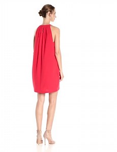Watch BCBGMAXAZRIA Women's Tristyn Short Halter Woven Cocktail Dress on Amazon Live