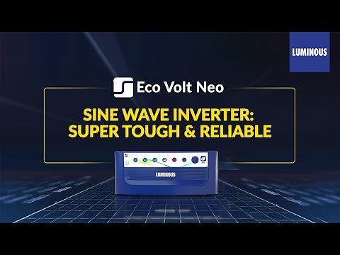 Inverter for Home - Luminous Eco Volt Neo | Tough Sine Wave Inverter | High Power Battery