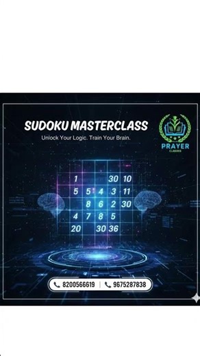 “Sudoku Masterclass — Sharpen Your Mind”