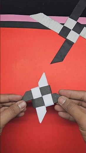 How to make a Ninja star | learn to make ninja star with paper | easy trick