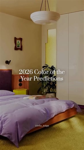 EDGE DESIGN STUDIO on Instagram: "2026 interior color trends are here — and they’re bolder, warmer, and full of character! 🌈✨ Which one will you try? Edge architecture and constructions @info_edge (2026 color trends | interior design forecast | home decor trends 2026 | wall color ideas | trending paint colors | aesthetic interiors | design inspiration | modern home palette | color psychology in interiors | cozy minimalist) #2026ColorTrends #InteriorDesign2026 #ColorForecast #HomeDecorTre