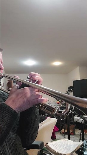 "American Riversongs" trumpet solo fun!!!! on my new Bach 3e trumpet mouthpiece #highnotes