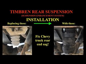 Timbren Rear SES Installation on Chevrolet Silverado