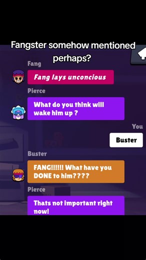 Brawl Stars Fang and Buster Kiss Moment