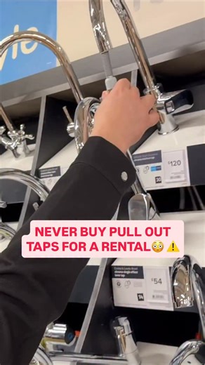 Pull-out taps look good, but they’re a nightmare in rental properties. Most are broken within months from heavy use. Weak springs, constant call-outs, wasted money. Stick to standard taps, they work and they last. If you want my full free guide on what to buy and what to avoid in rentals, comment GUIDE. #property #propertyinvestor | Samuel Leeds