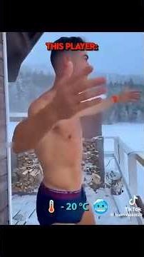 Ice Bath Recovery for Football Players #viral