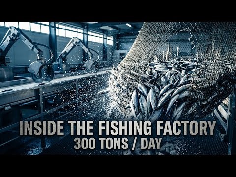 300 Tons of Seafood Per Day — The Most Satisfying Ocean Factory Process