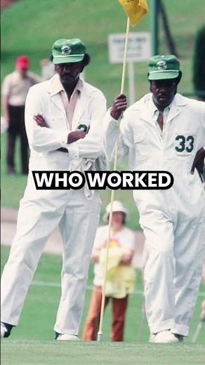 Why do caddies wear white boiler suits at The Masters?