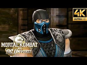 Mortal Kombat vs DC Universe Story Mode - Chapter 4: Sub-Zero (4K 60FPS)