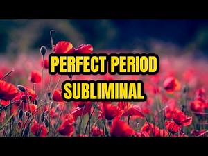 POWERFUL Perfect Painless Period Subliminal 🩸 Relieve PMS Cramps & Mood Swings ❤️ 632Hz