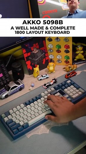 Samiul Alam | Akko 5098B : A unique full size-ish keyboard that's amazing. I am really proud of this Collab coz I finally got to work with Akko. Akko,... | Instagram