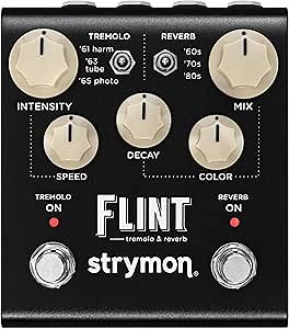 Strymon Flint V2 Tremolo and Reverb Guitar Effects Pedal for Electric and Acoustic Guitar, Synths, Vocals and Keyboards