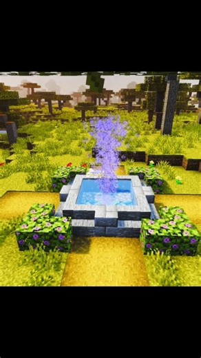 Minecraft : This Lightning Fountain looks UNREAL... ⚡️ #minecraft