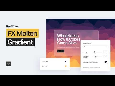 Bring Backgrounds to Life with Molten Color | FX Molten Gradient Widget