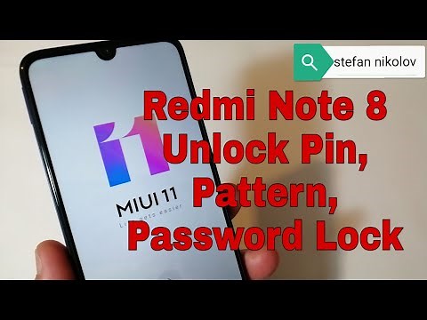 Hard reset Xiaomi Redmi Note 8 /M1908C3JH/. Remove pin, pattern, password lock.