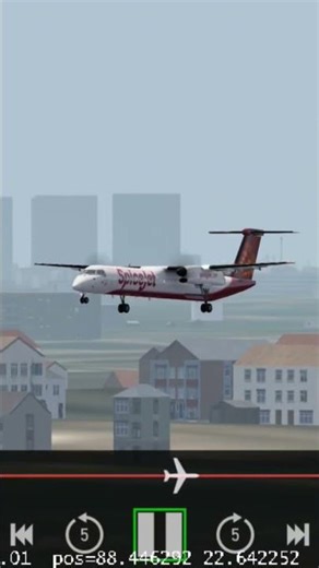 SPICEJET DASH-8 Q400 LANDING AT KOLKATA AIRPORT #aviation #spicejet #q400 #landing #kolkata #aerofly