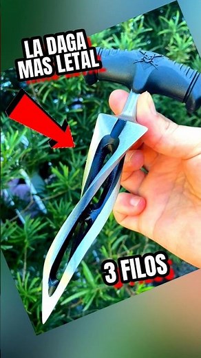 Daga de 3 Filos I push Dagger M48 Cyclone #shortsfeed #short #curiosidades #historia #anime