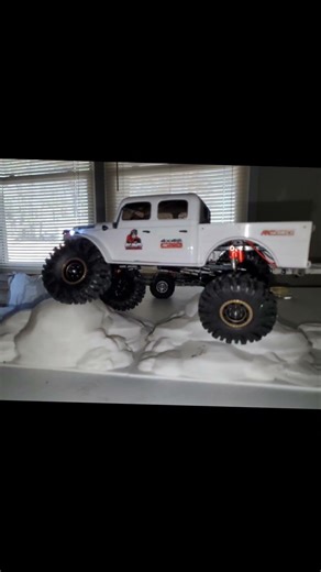 Axial SCX24 Power Wagon Test 3d Printed Crawler Course