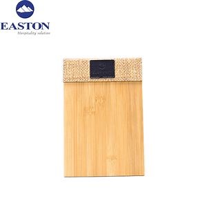 [Hot Item] Wholesale Durable Bamboo Magnet Notepad Holder for Hotel Room