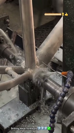 METAL FORMWORK HACK 💥: Making thread inside connection formwork tube🔩🔩🔩
