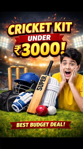 Cricket Kit Under 3000😱 #shorts #review