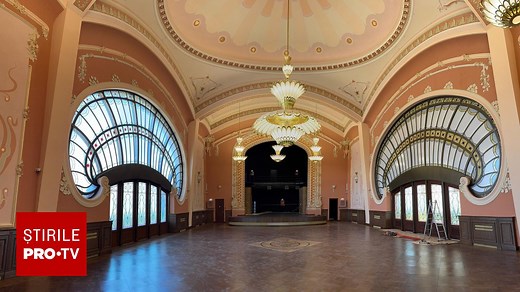 VIDEO. Cazinoul din Constanța, tur virtual în interiorul superb renovat al clădirii de patrimoniu - Știrile ProTV