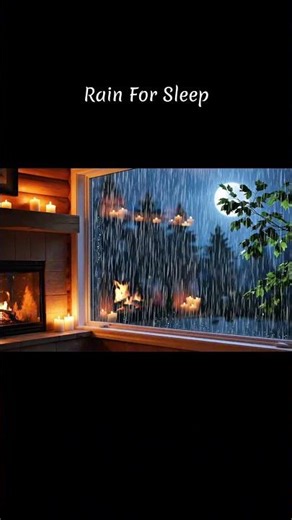 Cozy Rain on Window for Deep Sleep & Relaxation