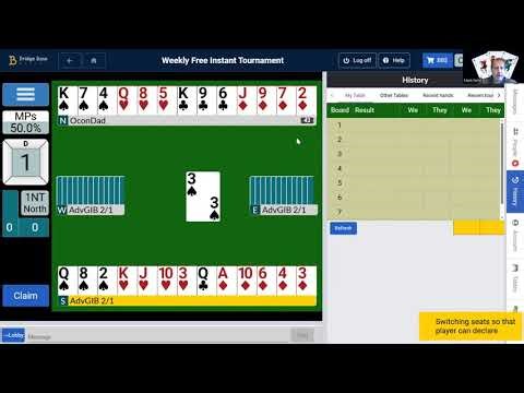 BBO Weekly Free Michaels, Cue Bid Raise, RKC, and more. Overall 58% Inside the Head of OconDad