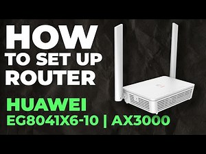 ✅ How to Setup Huawei EG8041X6-10 | How to Set Up Huawei EG8041X6-10 WiFi Router