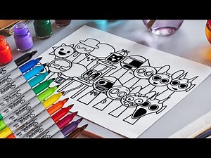 Incredibox Sprunki Coloring Pages / How to Color New Sprunki Original vs Horror Mod