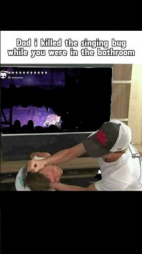 I will disgrace my son if he does this😭 Hollow Knight