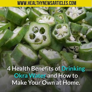 35K views · 804 reactions | 4 Health Benefits of Drinking Okra Water and How to Make Your Own at Home. | All about health and nutrition | Facebook