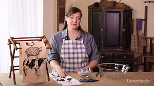 With just a few everyday kitchen items, you can create a vintage-look tea-stained towel that's perfect for a country home. Click here to see how! • Subscribe to our YouTube channel to instantly get notified every time we post a new video: https://www.youtube.com/CountrySamplerMag | Country Sampler Home