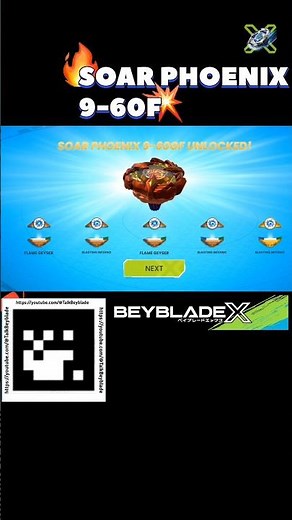 Soar fhoenix Qr Code Beyblade X app #shorts #beybladex #beybladeburstqrcodes