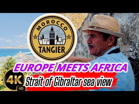 Tangier City Tour 🇲🇦 Morocco Modern City at the Strait of Gibraltar Old Medina and Marina Bay