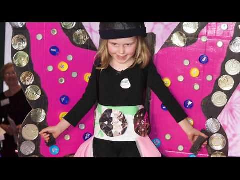 Kids' sustainable wearable arts fashion show