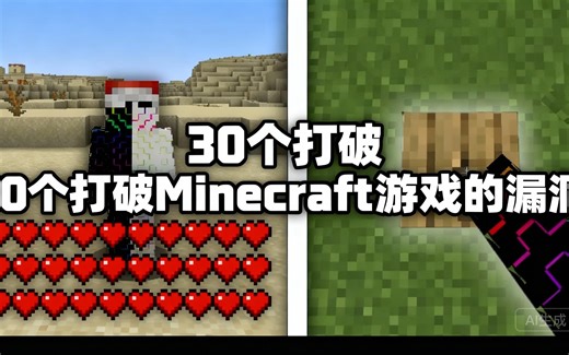 [中配]30个打破Minecraft游戏的漏洞 - EliteG