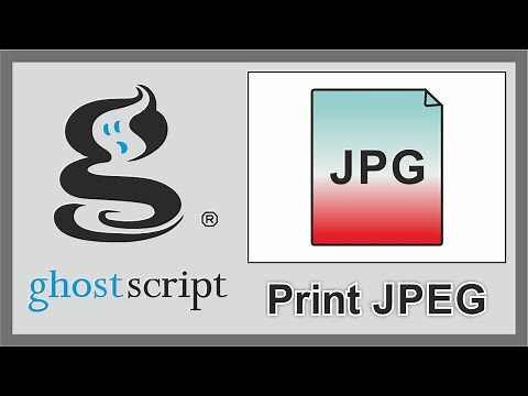 How to Print JPG files using Ghostscript from any application in Windows 10