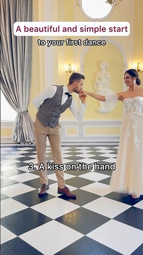 Beautiful and simple start to your first dance 💖 #weddingdance