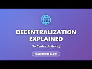 Decentralization Explained: No Central Authority | Blockchain Basics for Beginners
