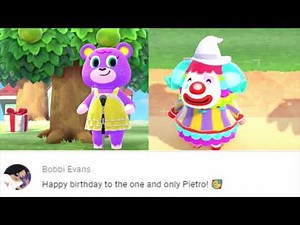 Villagers Singing K.K. Parade (Happy Birthday Pietro!) Animal Crossing New Horizons