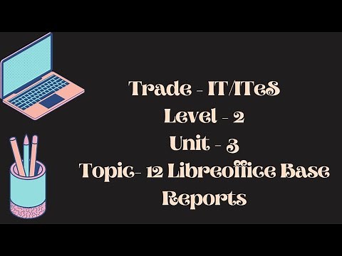 Libreoffice base- Create a Report, Use wizard to create Reports,edit report, add title and date