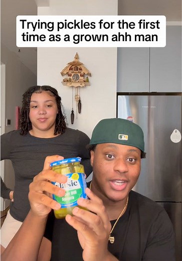 Trying pickles w/ the pro #nattandjesse #codenamejesse #northatt | Eating Pickles