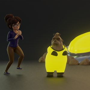 My project for course: Animating 3D Cartoon Characters in Blender