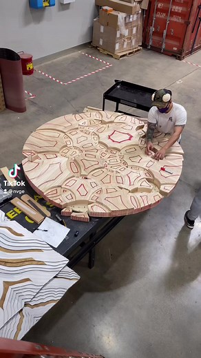 Creating a bubble-scape with wood blocks. . . . #wood #woodshop #sculpture #art #woodart #woodworking #woodsculptures #artist #woodart #artist #diy #diycrafts #nuge #nugeandwood | Nuge