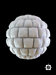 Sci-fi Padded Fabric 002 - 3D TEXTURES