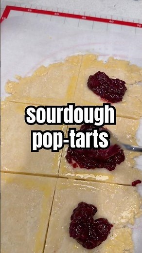 sourdough pop-tarts 🤍✨😋 full recipe in the description 🧚🏼‍♀️