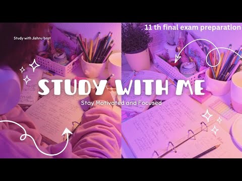 11th Final Exam Preparation Vlog ✍️ | Study With Me | Realistic Study Routine